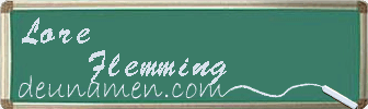Lore Flemming Visitenkarte